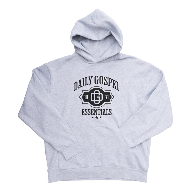 Daily Gospel Essentials Hoodie (Heather Gray)