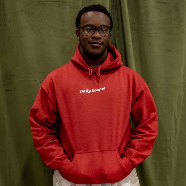 Spread The Good News Hoodie (Cherry Red)