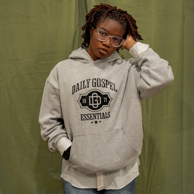 Daily Gospel Essentials Hoodie (Heather Gray)