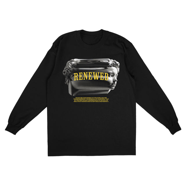 Renewed Long Sleeve Tee (Black)