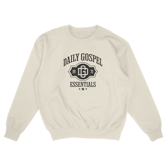 Daily Gospel Essentials Crewneck (Ivory)