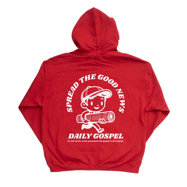 Spread The Good News Hoodie (Cherry Red)