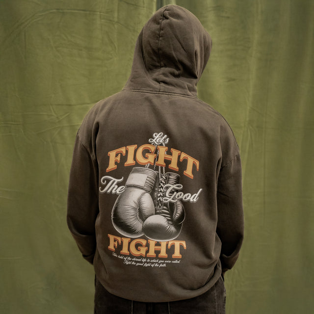 Fight The Good Fight Hoodie (Charcoal)