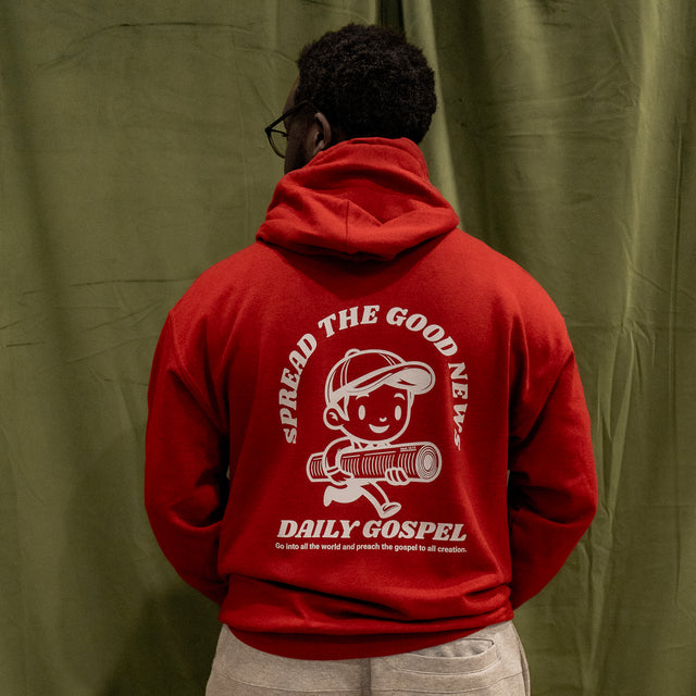 Spread The Good News Hoodie (Cherry Red)