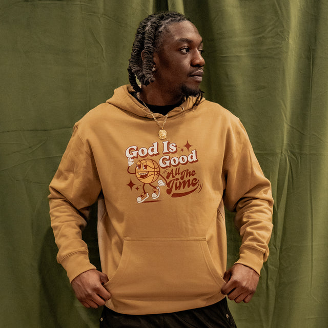 God Is Good All The Time Hoodie (Tan)