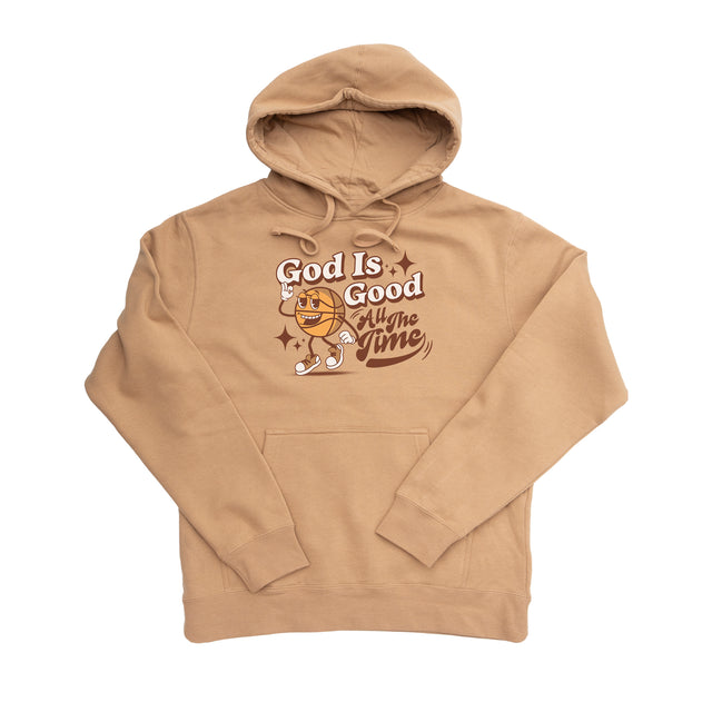 God Is Good All The Time Hoodie (Tan)